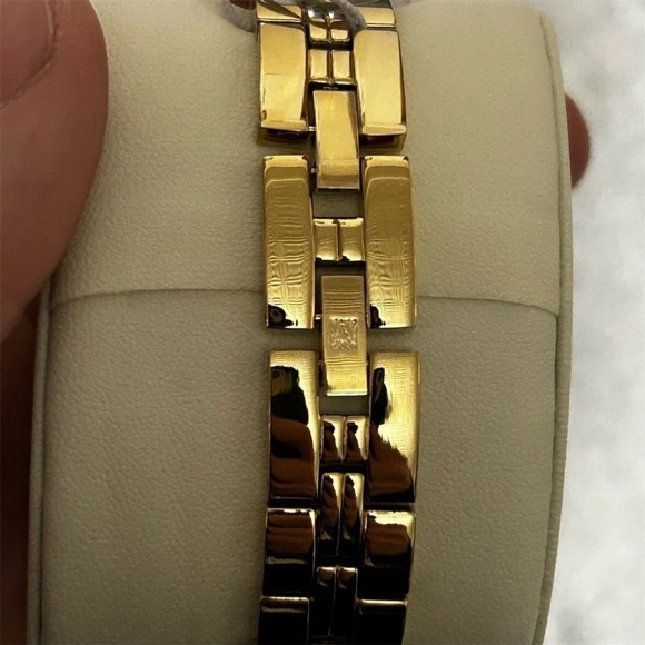 Anne Klein Gold Rectangular Watch - Picture 5 of 7